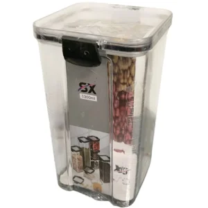 Frasco Acrílico Cuadrado 1300 Ml