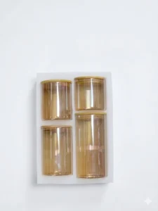 Set Frasco Vidrio X5