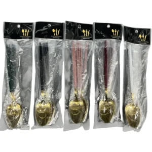 Cucharas X6 Dorado