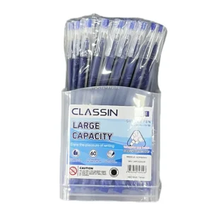 Lapicera Azul 60Pcs