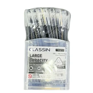 Lapicera Negro 60Pcs