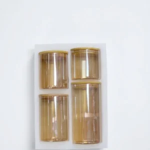 Set Frasco Vidrio X5