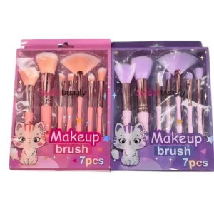 Set Pincel Maquillaje X7 En Caja