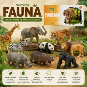 Set de figuritas Animales Salvajes