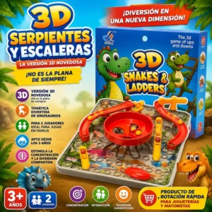 3D Serpientes y escaleras