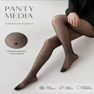 Panty Medias Diseño De Puntos