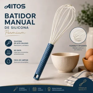 Batidor Manual de Silicona