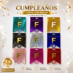 Cartel Feliz cumpleaños