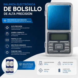 Balanza pocket de alta precisión