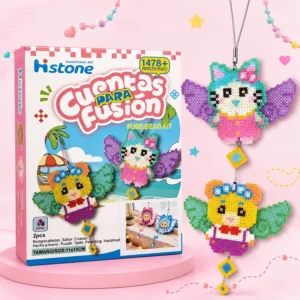 Kit de Cuentas para Fusión Llaveros de Animales con Alas 2 Piezas