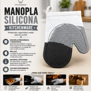 Manopla de silicona