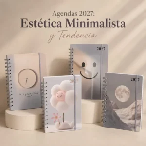 Agendas 2027 Estetica Minimalista y Tendencia