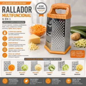 Rallador Multifuncional 6 en 1
