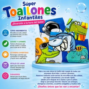 Super Toallones Infantiles
