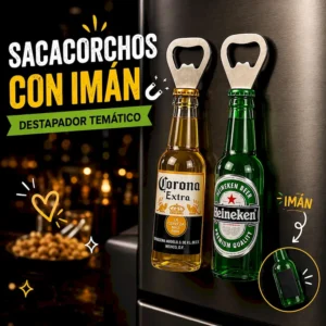 Sacacorchos con Iman Destapador Tematico Cerveza