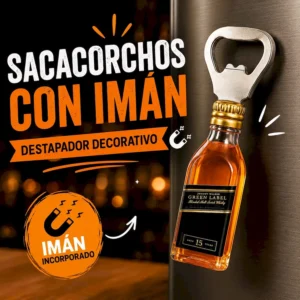 Sacacorchos con Iman Destapador Decorativo Whisky