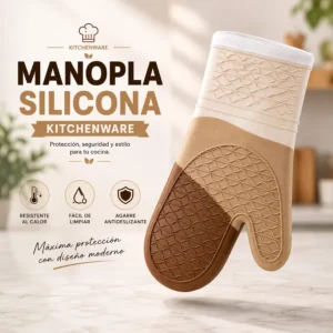 Manopla de silicona