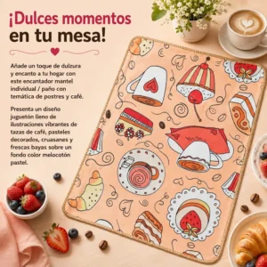 mantel individual dulces momentos