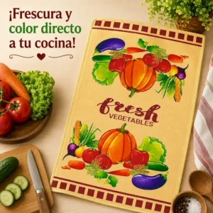 mantel individual vegetales
