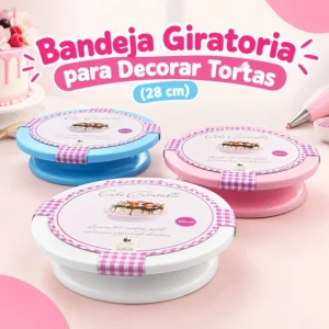 Bandeja Giratoria para Decorar Tortas 28cm
