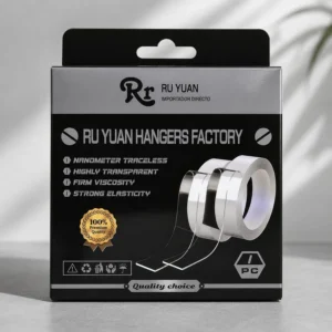 Cinta Doble Faz Nano Transparente Reutilizable Ru Yuan
