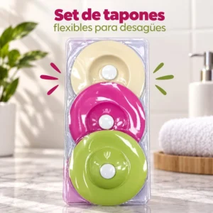 Set de Tapones Flexibles para Desagües