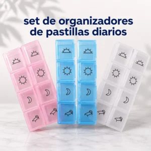 Organizador de Pastillas Diario Semanal