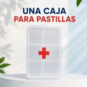Caja Organizadora para Pastillas Transparente