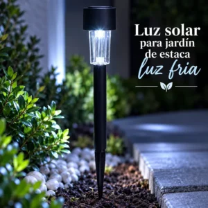 Luz Solar para Jardín de Estaca Luz Fría
