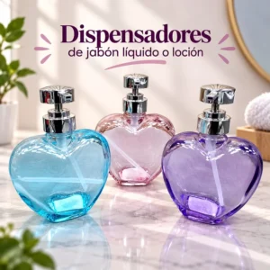 Dispensador de Jabón Líquido Forma de Corazón