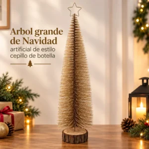 Árbol de Navidad Artificial Grande Estilo Cepillo de Botella