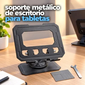 Soporte Metálico de Escritorio para Tabletas