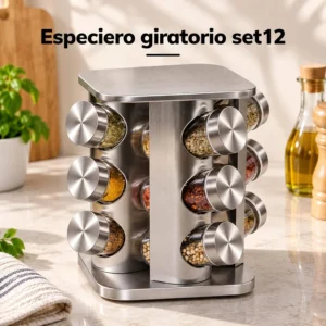 Especiero Giratorio Set 12 Frascos