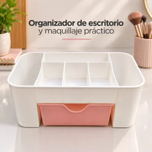Organizador de Escritorio y Maquillaje con Cajón