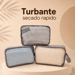 Turbante de Secado Rápido con Estuche