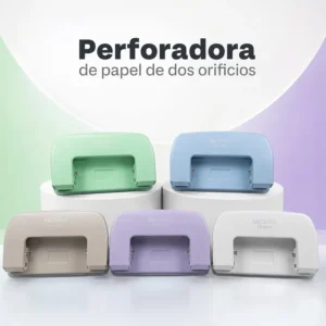 Perforadora de Papel de 2 Orificios