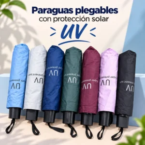 Paraguas Plegable con Protección Solar UV