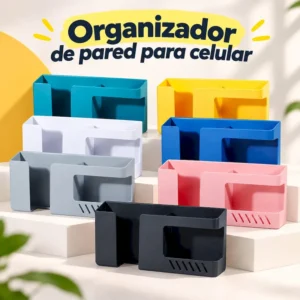 Porta Celular de Pared Adhesivo con Ranuras