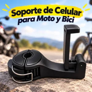 Soporte de Celular para Moto y Bici con Sujeción de Correa