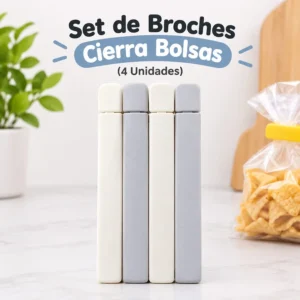 Set de Broches Cierra Bolsas x4