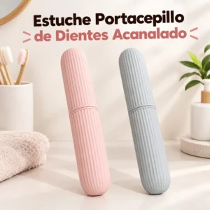 Estuche Portacepillo de Dientes Acanalado