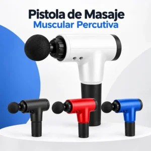 Pistola de Masaje Muscular Percutiva