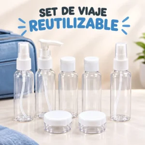 Set de Viaje Reutilizable Blanco