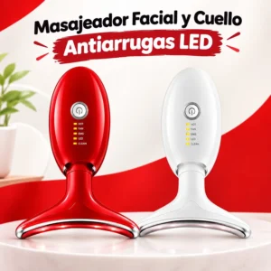 Masajeador Facial y Cuello Antiarrugas LED