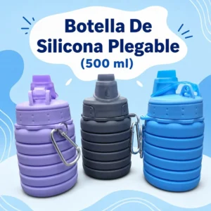 Botella de Silicona Plegable 500ml