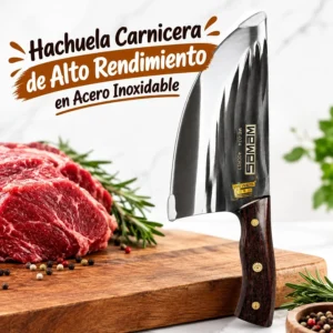 Hachuela Carnicera de Alto Rendimiento en Acero Inoxidable