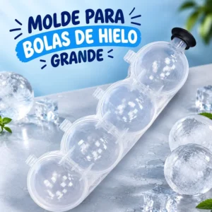 Molde para Bolas de Hielo Grande x4