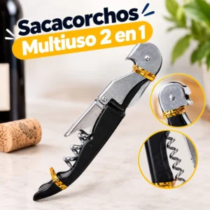 Sacacorchos Multiuso 2 en 1