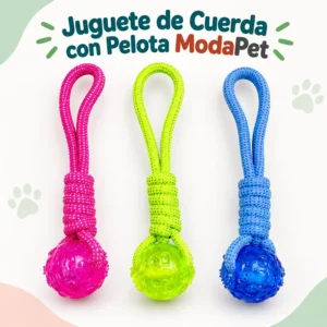 Juguete de Cuerda con Pelota ModaPet