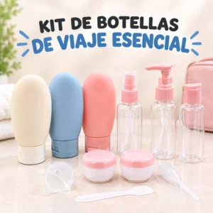 Kit de Botellas de Viaje Esencial